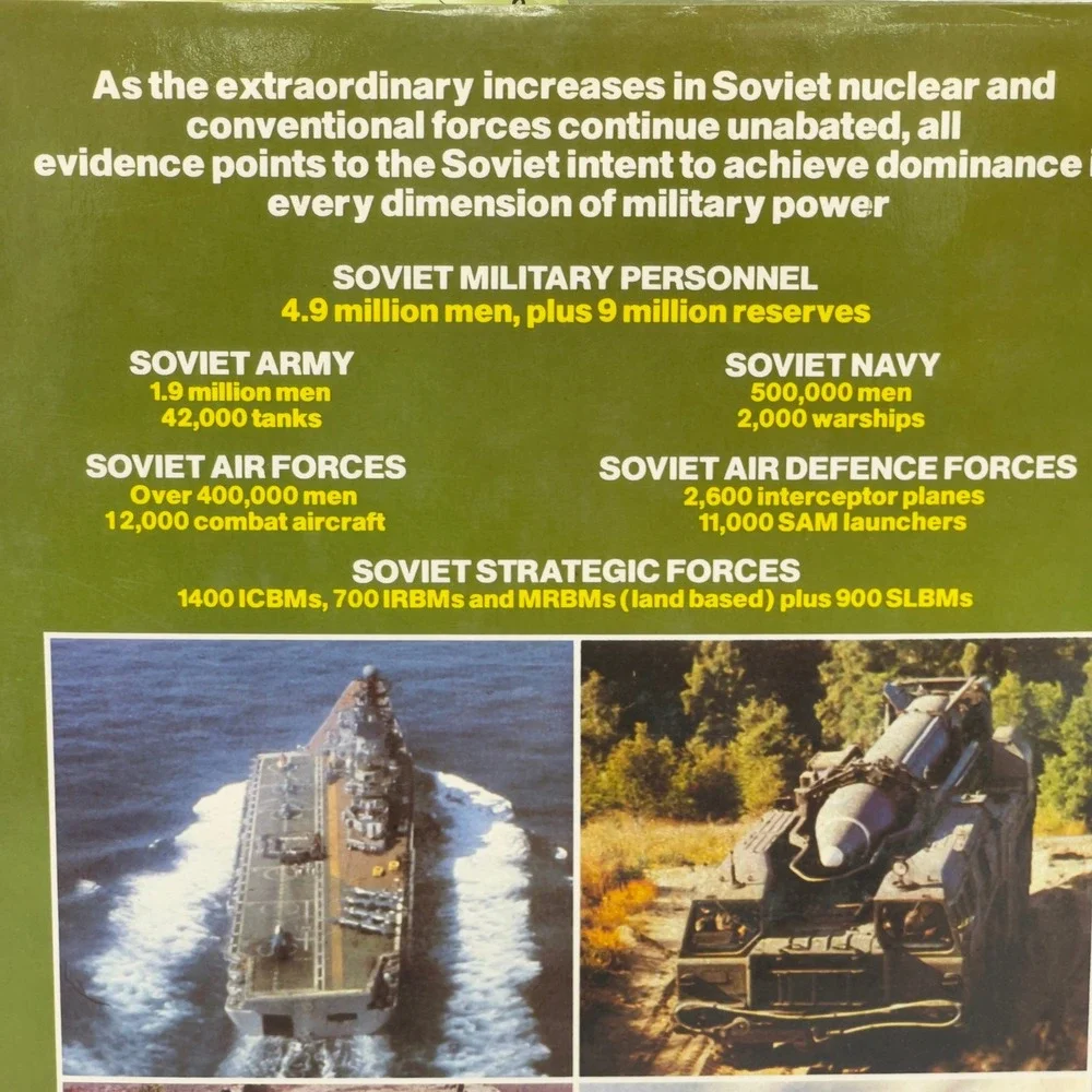 Vintage Russian Military‎ Power Bonanza Books 1982 Hardcover Illustrated History